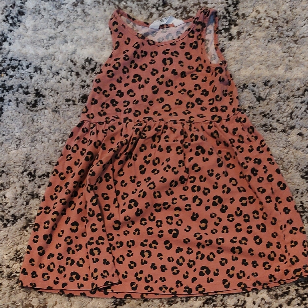 H&M Black and Brown Sleeveless Sundress Casual